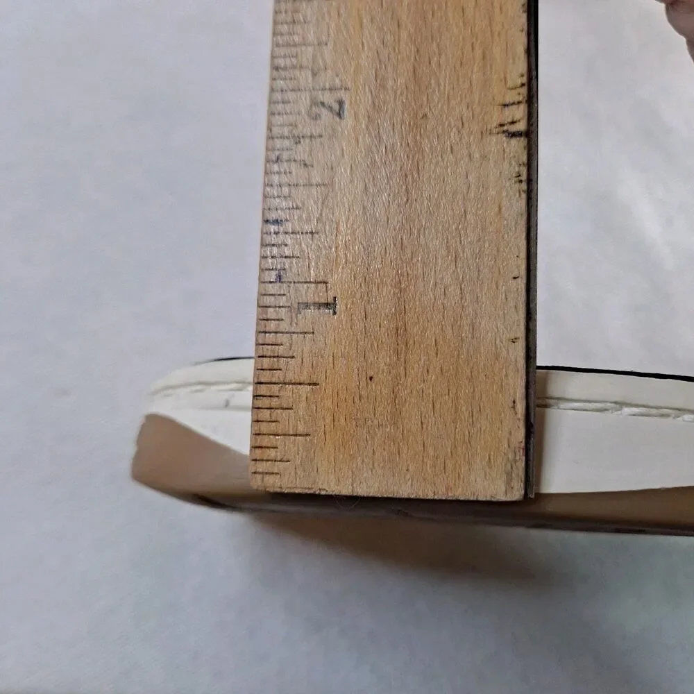 Sperry Seafish Flip Flop STS87295 Womens 10M Black Leather/Fabric Thong Sandals - Picture 8 of 8